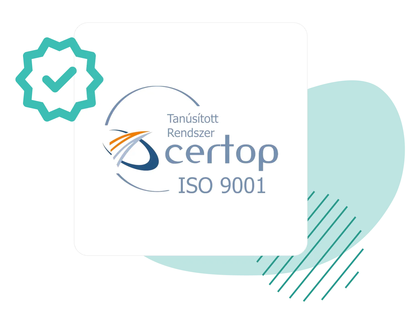 Certop ISO 9001 tanúsítvány
